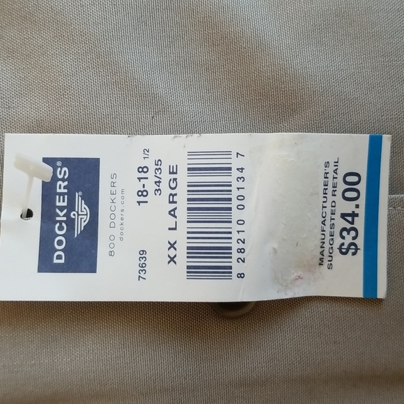 NWT Men's Dockers button down collar dress shirt - Picture 5 of 5